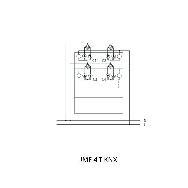 Theben Actuator Series JME 4 T KNX 4930255 - Image 2