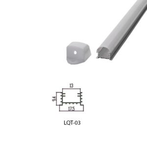 LED Housing Aluminium Profil Linear LED Strip LQT03 18mm x 10mm
