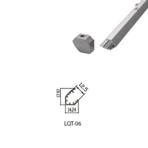 LED Housing Aluminium Profil Linear LED Strip LQT06 14mm x 18mm