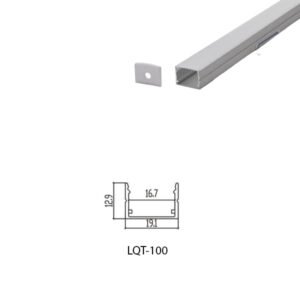 LED Housing Aluminium Profile LED Strip Linear LQT100 19mm x 13mm