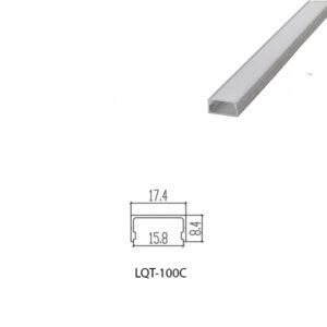 LED Housing Series Aluminium Profil Linear LED Strip LQT100C 18mm x 9mm