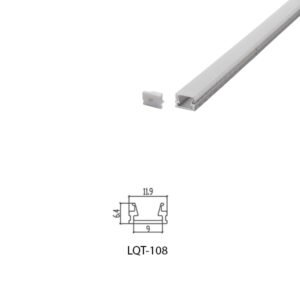 LED Housing Aluminium Profil Linear LED Strip LQT108 12mm x 7mm