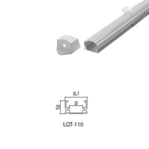 LED Housing Aluminium Profil Linear LED Strip LQT110 17mm x 10mm