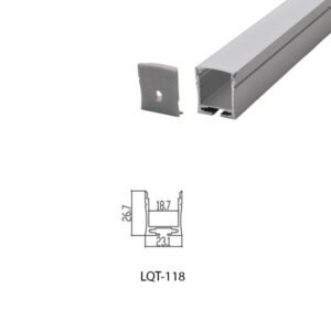 LED Housing Aluminium Profil Linear LED Strip LQT118 23mm x 27mm