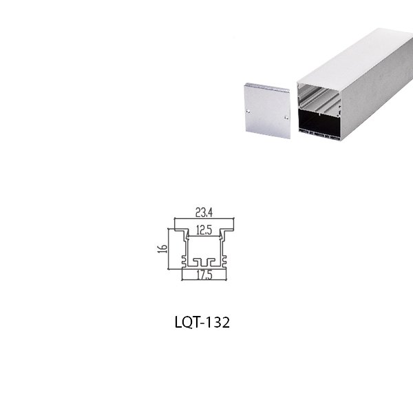 LED Housing Aluminium Profil Linear LED Strip LQT132 23mm x 16mm