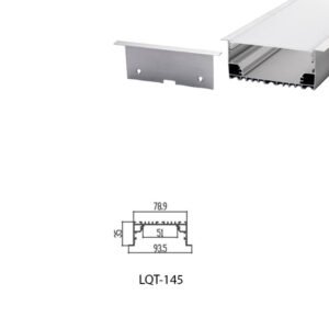 LED Housing Aluminium Profil Linear LED Strip LQT145 94mm x 35mm