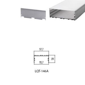 LED Housing Aluminium Profil Linear LED Strip LQT146A 100mm x 35mm
