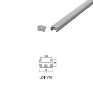 LED Housing Aluminium Profil Linear LED Strip LQT175 14mm x 7mm