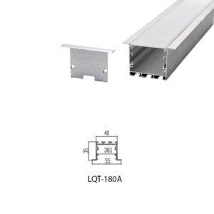 LED Housing Aluminium Profil Linear LED Strip LQT180A 50mm x 35mm