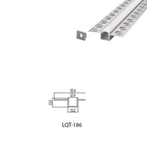 LED Housing Aluminium Profil Linear LED Strip LQT186 55mm x 13mm