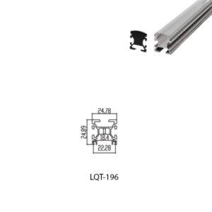 LED Housing Aluminium Profil Linear LED Strip LQT196 25mm x 25mm