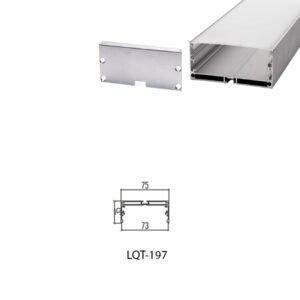 LED Housing Aluminium Profil Linear LED Strip LQT197 75mm x 35mm