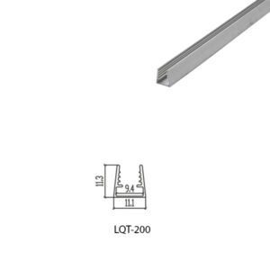 LED Housing Series Aluminium Profile Linear LED Strip LQT200 11mm x 11mm
