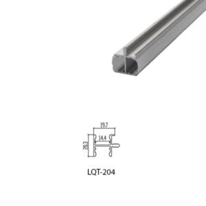 LED Housing Aluminium Profil Linear LED Strip LQT204 20mm x 21mm