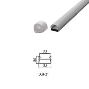 LED Housing Aluminium Profil Linear LED Strip LQT21 15mm x 9mm