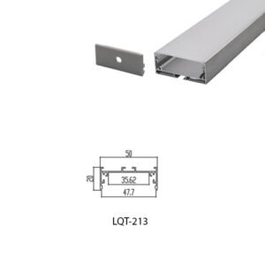 LED Housing Aluminium Profil Linear LED Strip LQT213 50mm x 20mm