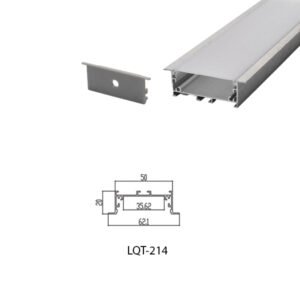 LED Housing Aluminium Profile Linear LED Strip LQT214 62mm x 20mm
