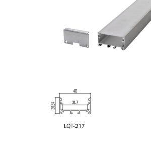 LED Housing Aluminium Profil Linear LED Strip LQT217 40mm x 21mm
