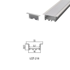 LED Housing Aluminium Profile Linear LED Strip LQT218 55mm x 21mm