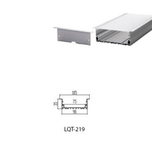 LED Housing Aluminium Profil Linear LED Strip LQT219 105mm x 35mm