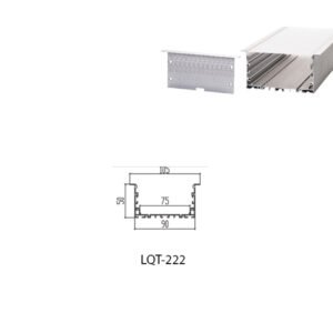 LED Housing Aluminium Profil Linear LED Strip LQT222 105mm x 50mm
