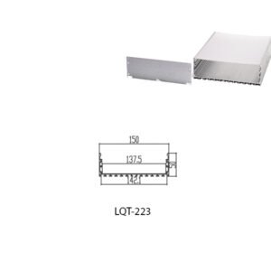 LED Housing Aluminium Profil Linear LED Strip LQT223 150mm x 50mm