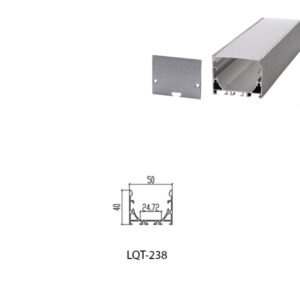 LED Housing Aluminium Profil Linear LED Strip LQT238 50mm x 40mm