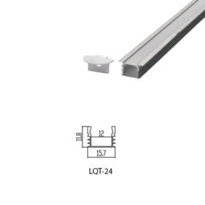 LED Housing Aluminium Profil Linear LED Strip LQT24 21mm x 12mm