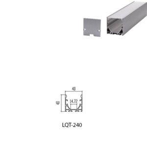 LED Housing Aluminium Profil Linear LED Strip LQT240 40mm x 40mm