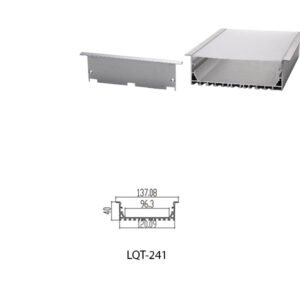 LED Housing Aluminium Profil Linear LED Strip LQT241 137mm x 40mm