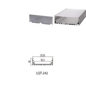 LED Housing Aluminium Profil Linear LED Strip LQT242 121mm x 40mm