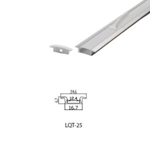 LED Housing Series Aluminium Profil Linear LED Strip LQT25 25mm x 7mm