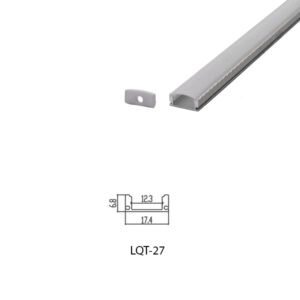 LED Housing Aluminium Profil Linear LED Strip LQT27 18mm x 7mm