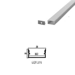 LED Housing Aluminium Profil Linear LED Strip LQT275 20mm x 10mm