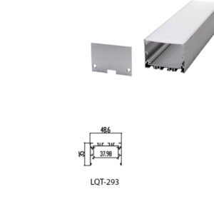 LED Housing Aluminium Profil Linear LED Strip LQT293 49mm x 35mm
