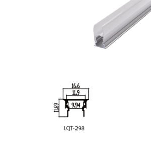 LED Housing Aluminium Profile Linear LED Strip LQT298 17mm x 12mm