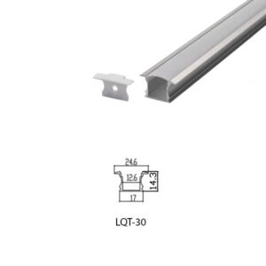 LED Housing Aluminium Profil Linear LED Strip LQT30 25mm x 14mm