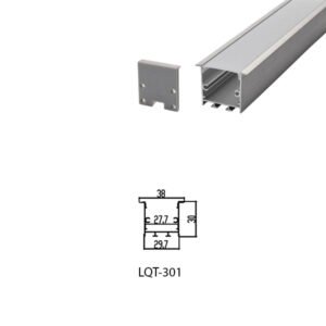 LED Housing Aluminium Profile Linear LED Strip LQT301 38mm x 30mm