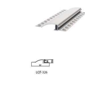 LED Housing Aluminium Profil Linear LED Strip LQT326 97mm x 19mm