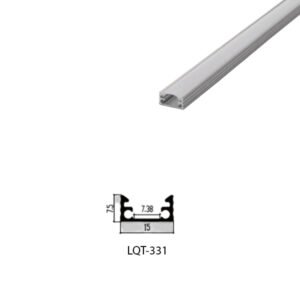 LED Housing Aluminium Profil Linear LED Strip LQT331 15mm x 8mm