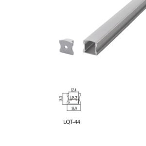 LED Housing Aluminium Profil Linear LED Strip LQT44 17mm x 14mm