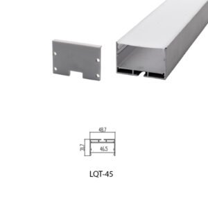 LED Housing Aluminium Profil Linear LED Strip LQT45 49mm x 32mm