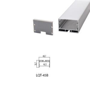 LED Housing Aluminium Profil Linear LED Strip LQT45B 49mm x 32mm
