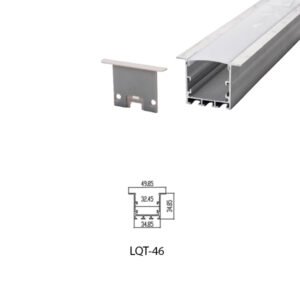 LED Housing Aluminium Profil Linear LED Strip LQT46 50mm x 35mm