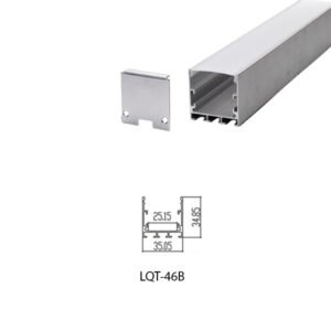 LED Housing Aluminium Profil Linear LED Strip LQT46B 35mm x 35mm