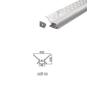 LED Housing Aluminium Profil Linear LED Strip LQT52 45mm x 25mm