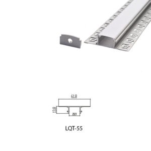 LED Housing Aluminium Profile Linear LED Strip LQT55 62mm x 14mm