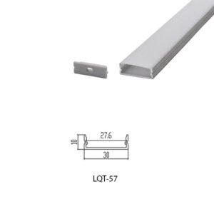 LED Housing Aluminium Profil Linear LED Strip LQT57 30mm x 10mm
