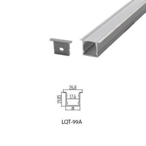 LED Housing Aluminium Profil Linear LED Strip LQT99A 27mm x 20mm