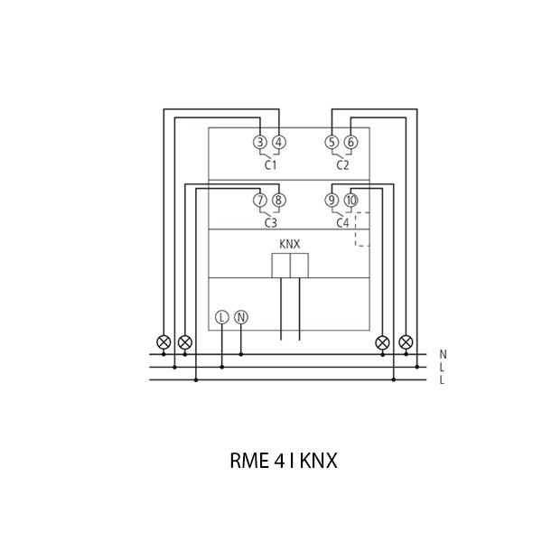Theben Actuator Series RME 4 I KNX 4930215 - Image 2
